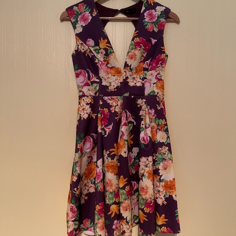 FLORAL COCKTAIL DRESS